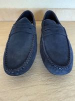 Mocassins en daim bleu, p. 46