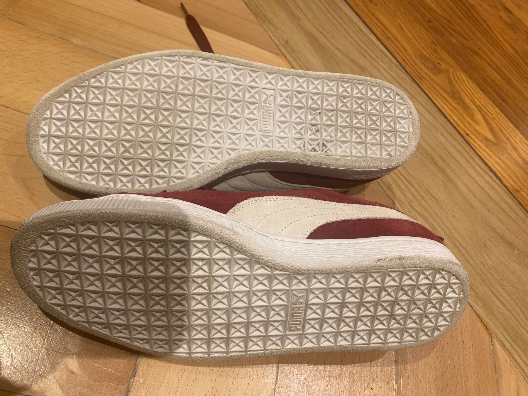 Puma Scarpe da uomo: Bordeauxrote PUMA Sneakers "Suede" Gr. 44 – Usato da Frasnacht venduto da GracyStore 3