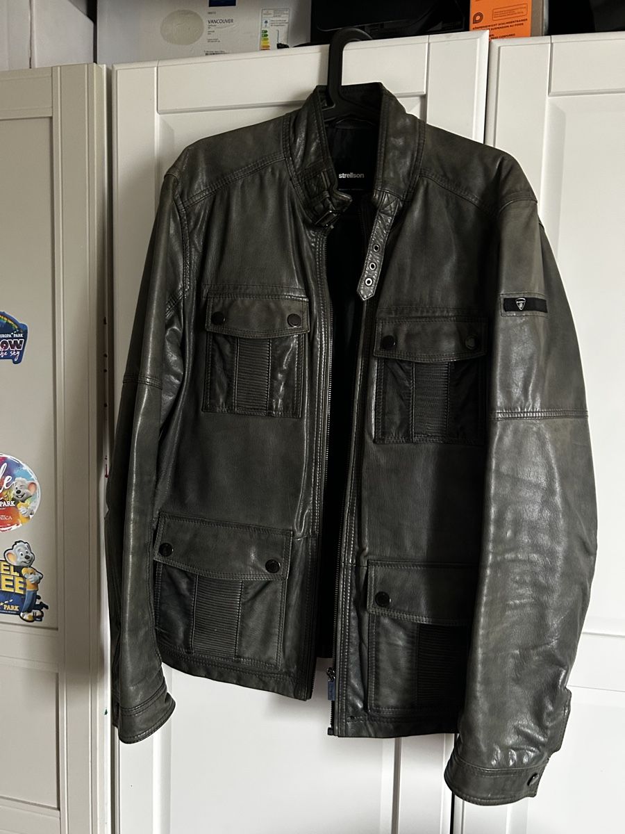 Strellson Jacken: Strellson Lederjacke in 54 – Gebraucht aus Bülach von silk1881