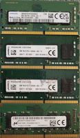 4x Arbeitsspeicher 8GB DDR4 SO-DIMM gebrauchter Zustand