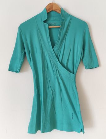 MARC CAIN Wickel-Shirt Tunika Longsleeve Baumwolle N2/36
