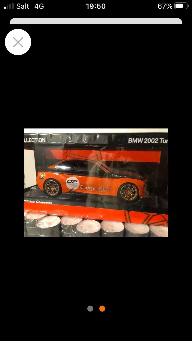 BMW Modellini d'auto: BMW 2002 1/18 – Nuovo e nell'imballaggio originale da Obergösgen venduto da Camaro_zl1 2
