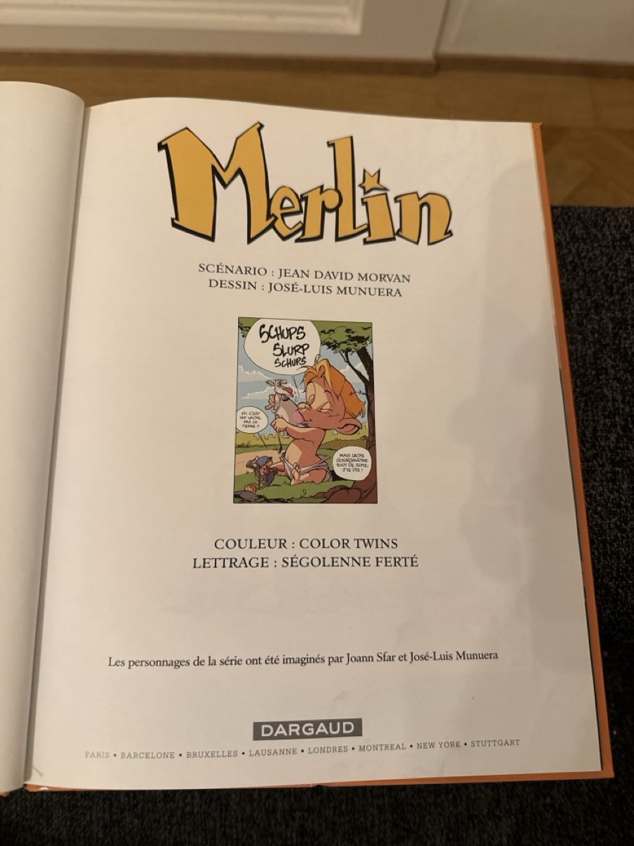 Fumetti: BD MERLIN - MERLIN PAPA - ÉDITION ORIGINALE 2003 – Nuovo (secondo la descrizione) da Genève venduto da Emorejac 1