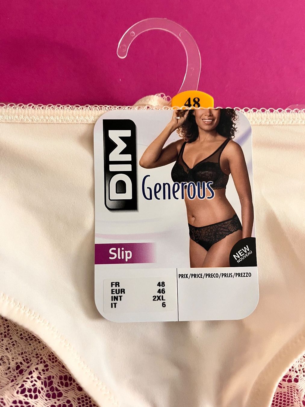 Altra biancheria intima: Slip Generous, DIM, Grösse 46,  Farbe Offwhite – Nuovo e nell'imballaggio originale da Rudolfstetten venduto da gst_g7xl 3