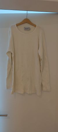 PepperCorn Langarmshirt Creme Weiss Rippstrick Gr XL
