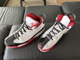 Jordan Turnschuhe weiss rot Grösse 44.5 US 10.5