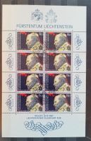 Liechtenstein Bogen 1983 Papst ET