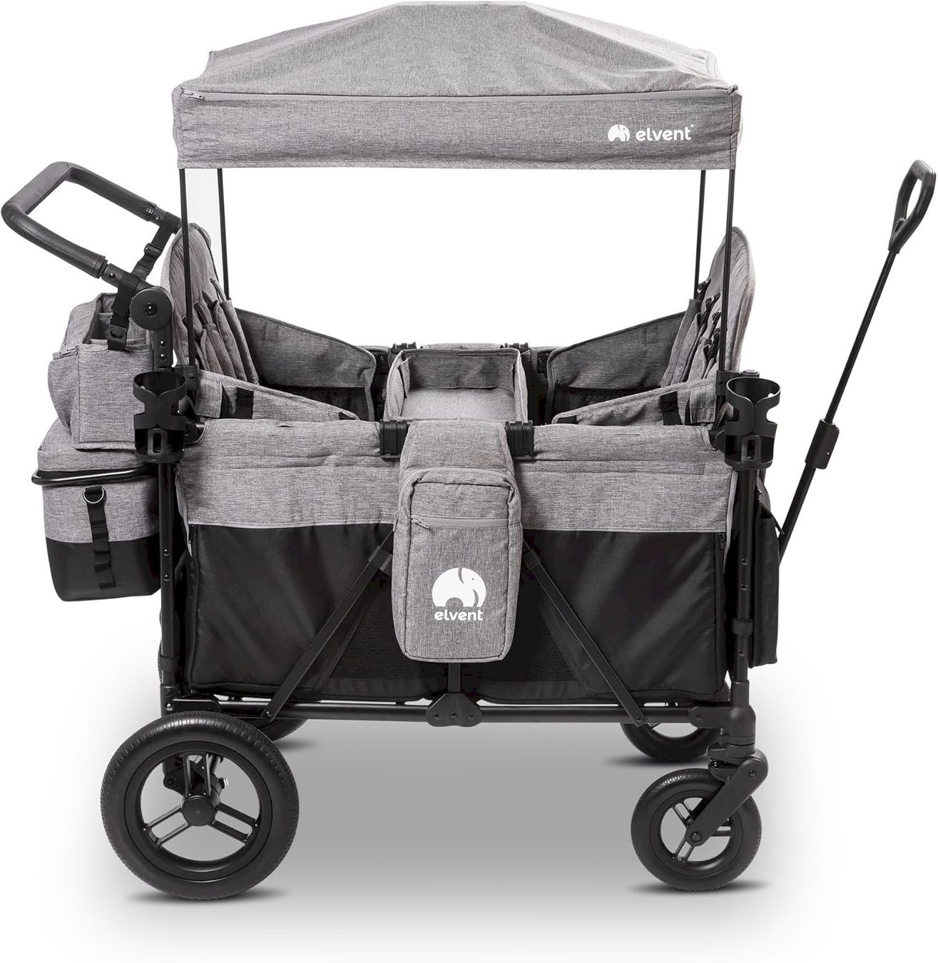Fahrzeuge für Kinder: elvent ComfortPlus 4 Bollerwagen grau – Neu und originalverpackt aus Bottighofen von zaap 3