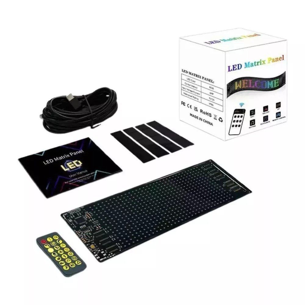 Tutte le decorazioni: Anzeigetafel Led Namensschild Laufschrift Programmierbar – Nuovo (secondo la descrizione) da Kirchdorf AG venduto da Restposten110