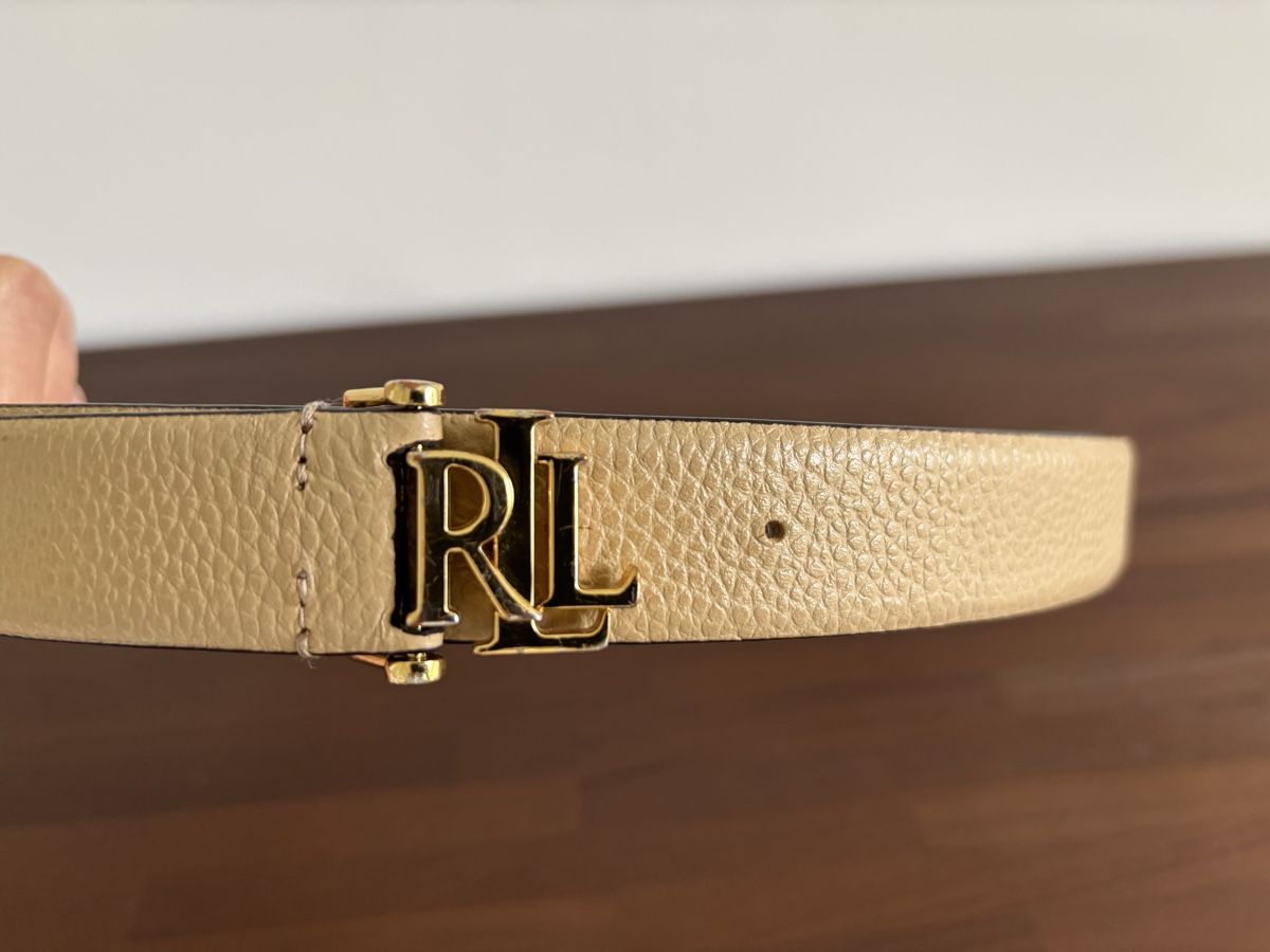 Ralph Lauren Cinture: Ralph Lauren Leather belt | Gürtel  beige – Usato da Zürich venduto da cha_jz8q 3