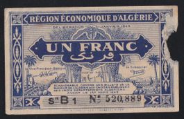 Algerien 1 Franc 1944