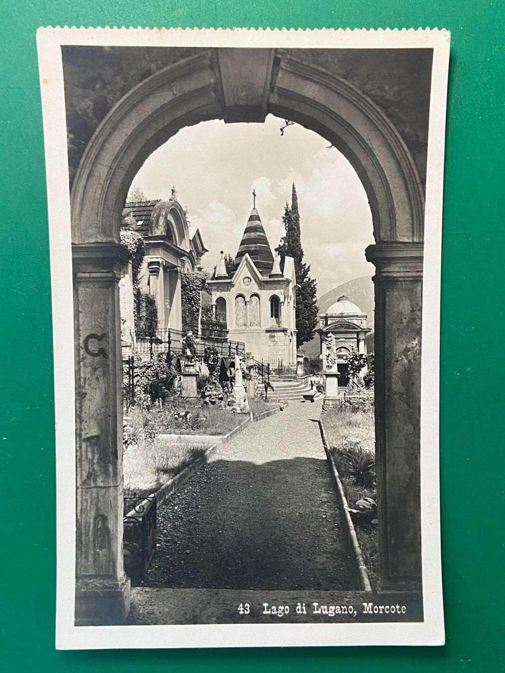 Cartoline postali: Lago di Lugano, Morcote – Usato da Steg VS venduto da danwer74