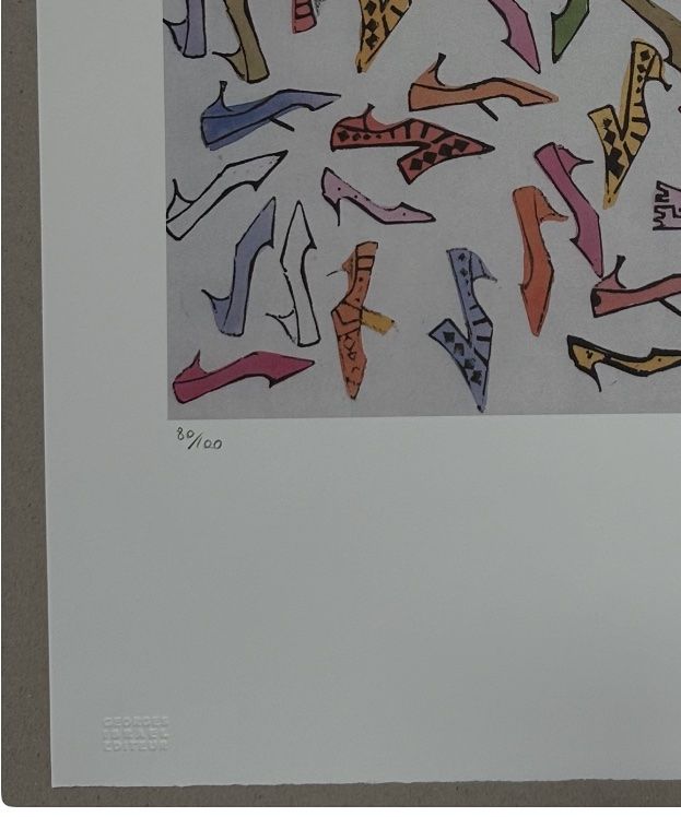 Tableaux: Warhol: Shoes, POP Art 80/100 – Neuf (Voir description) à Meilen par Smgdesign 1