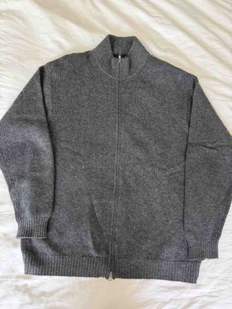 Pullover grau Grösse XL wolle