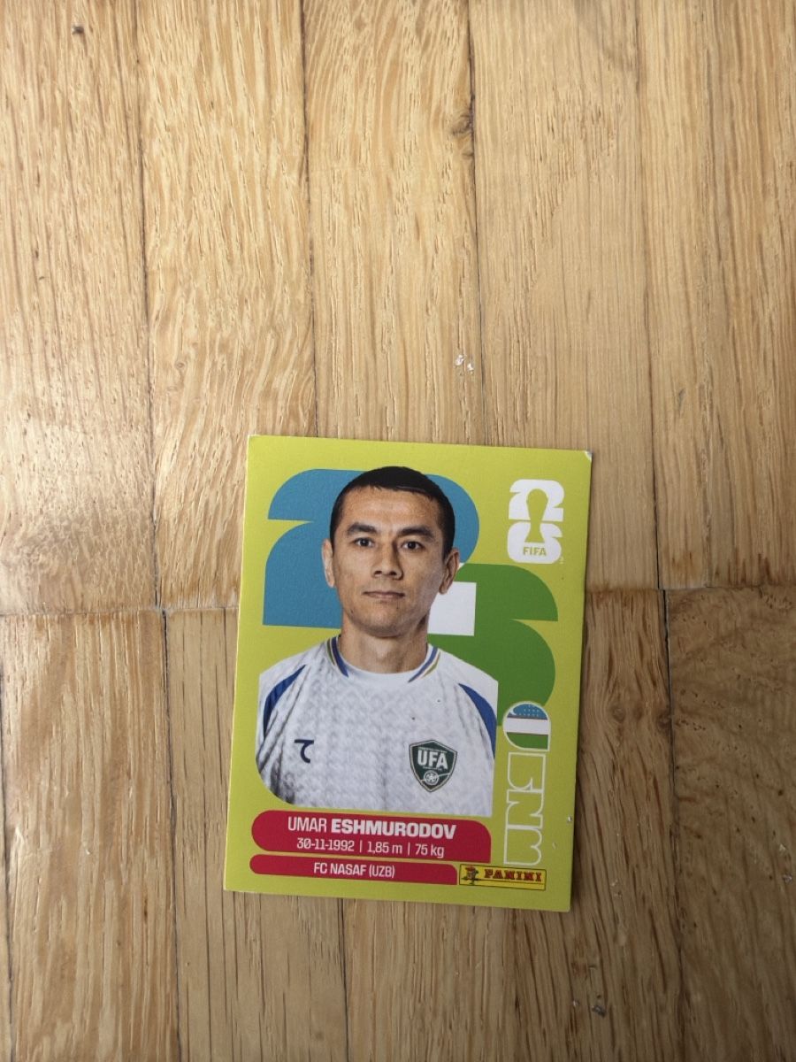 Panini Carte collezionabili: Panini Umar Eshmurodov UZB5 – Usato da Pfeffingen venduto da Fantasy1971