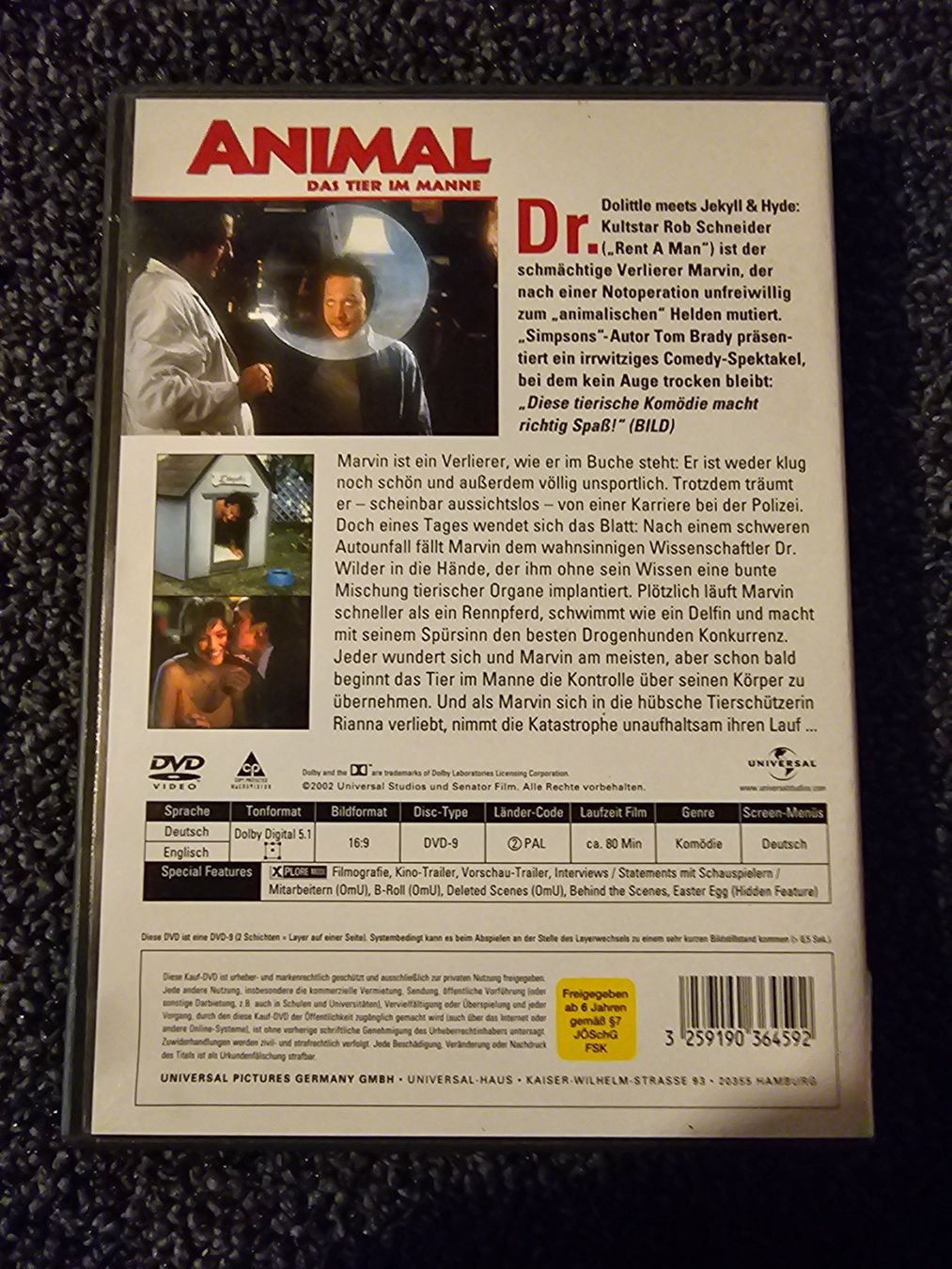 Tutti i DVDs: ANIMAL(14470) – Usato da Ruswil venduto da M71 1