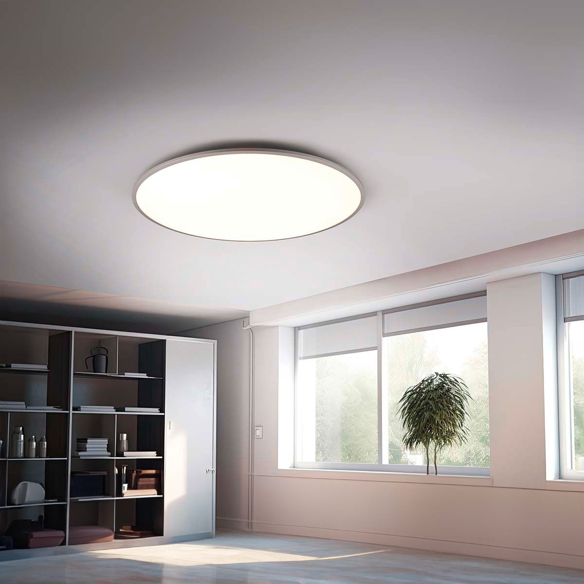 Kronleuchter & Deckenlampen: LED Deckenleuchte, Rund, 100 cm Ø, Weiss – Neu (gemäss Beschreibung) aus Kreuzlingen von Smart-Light 1