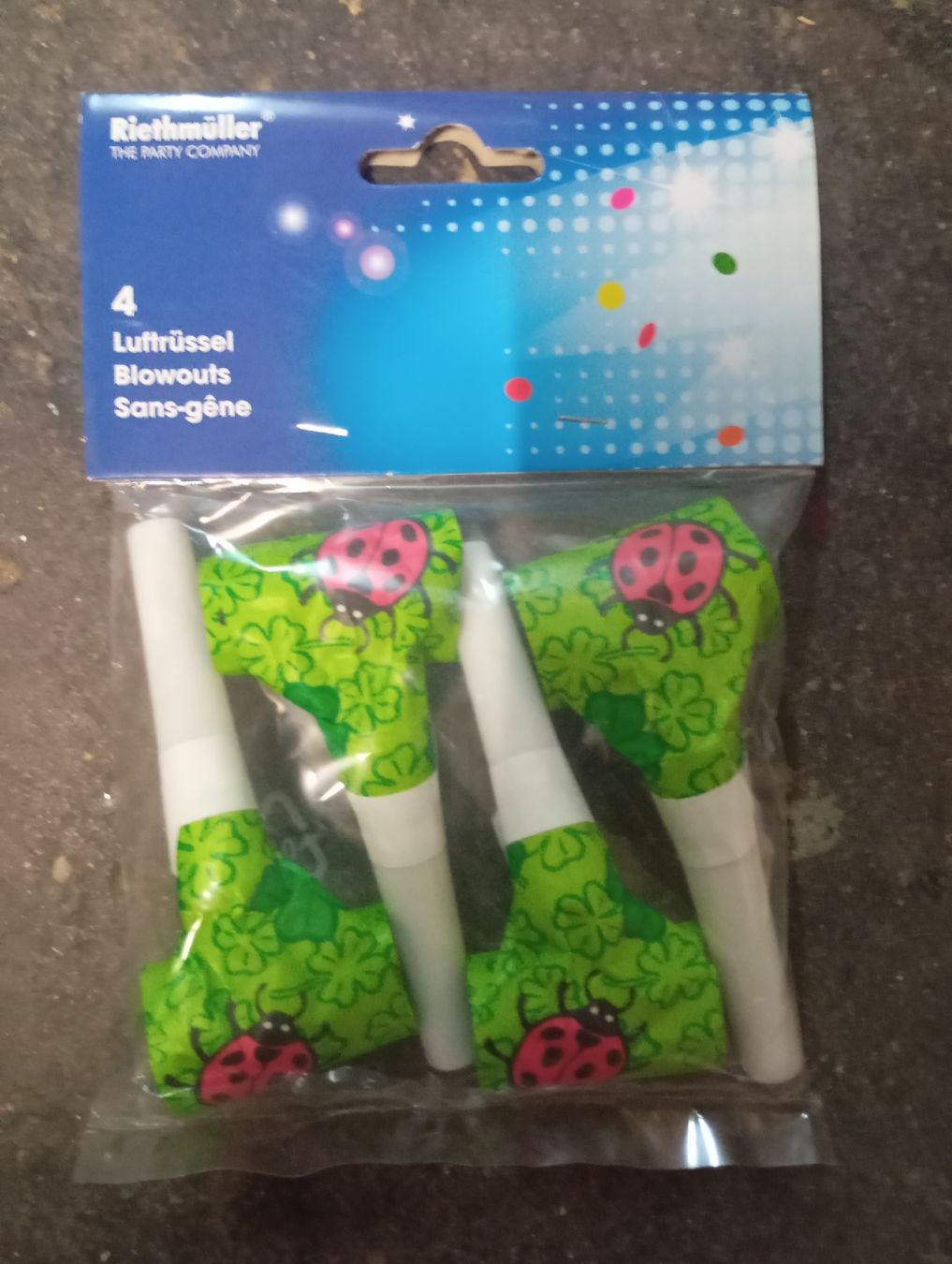 Spielzeuge: 4 Luftrüssel Glückskäfer  – Neu und originalverpackt aus Winterthur von pjuma01