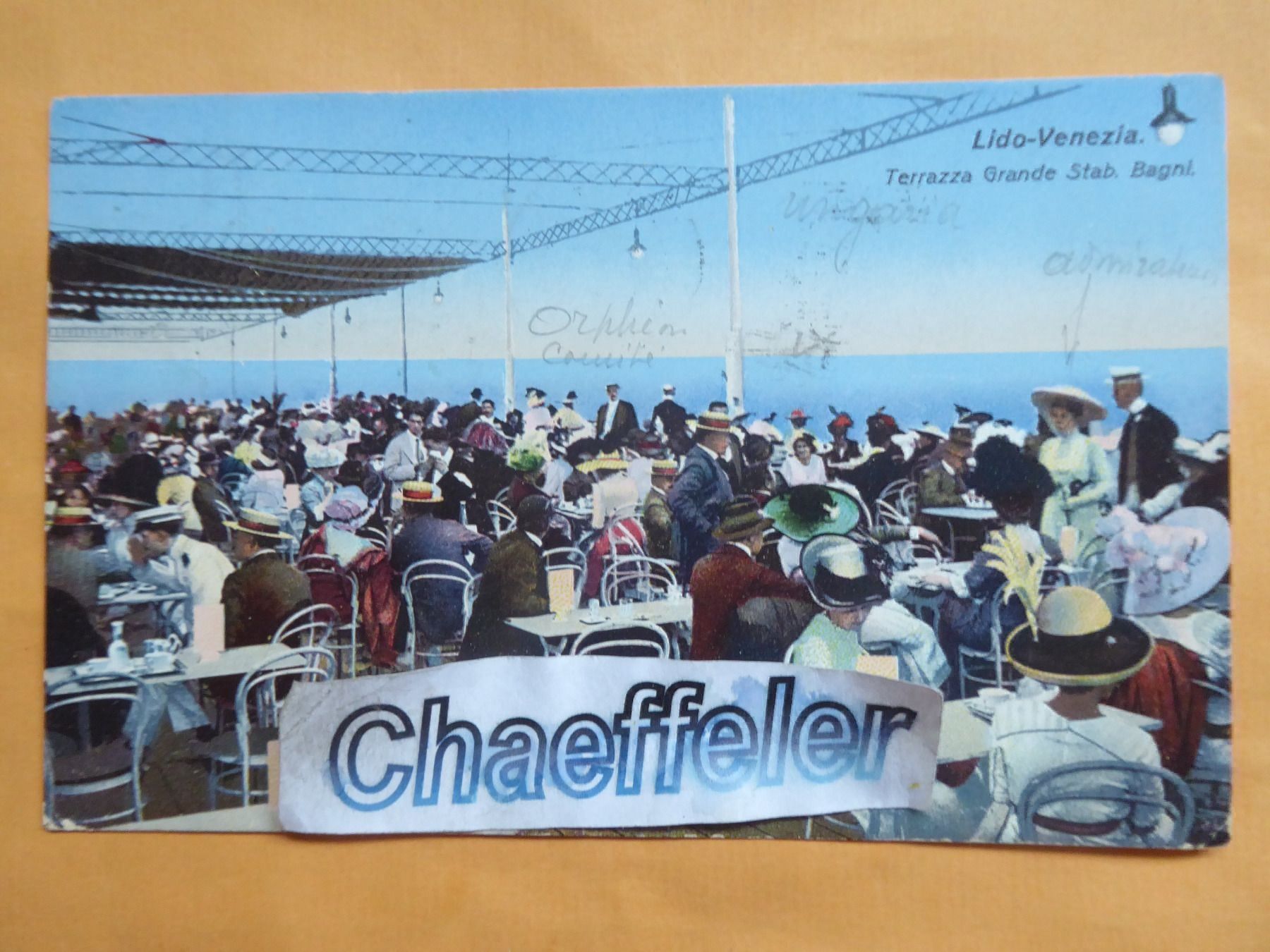 Cartoline postali: 1914  Lido - Venezia – Usato da Zürich venduto da Chaeffeler