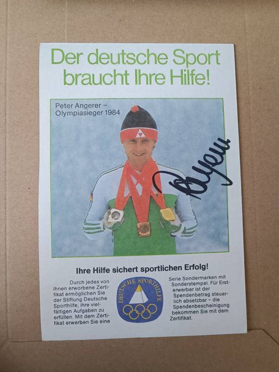 Peter Angerer - Olympiasieger (Gebraucht) in Menziken für CHF 3.9 – mit ...