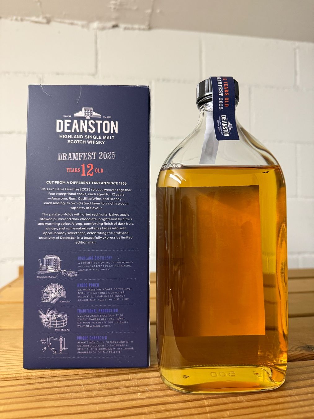 Bevande alcoliche: Deanston Dram Fest Special Release 2025 – Nuovo e nell'imballaggio originale da Wiesendangen venduto da whiskyandwine 1