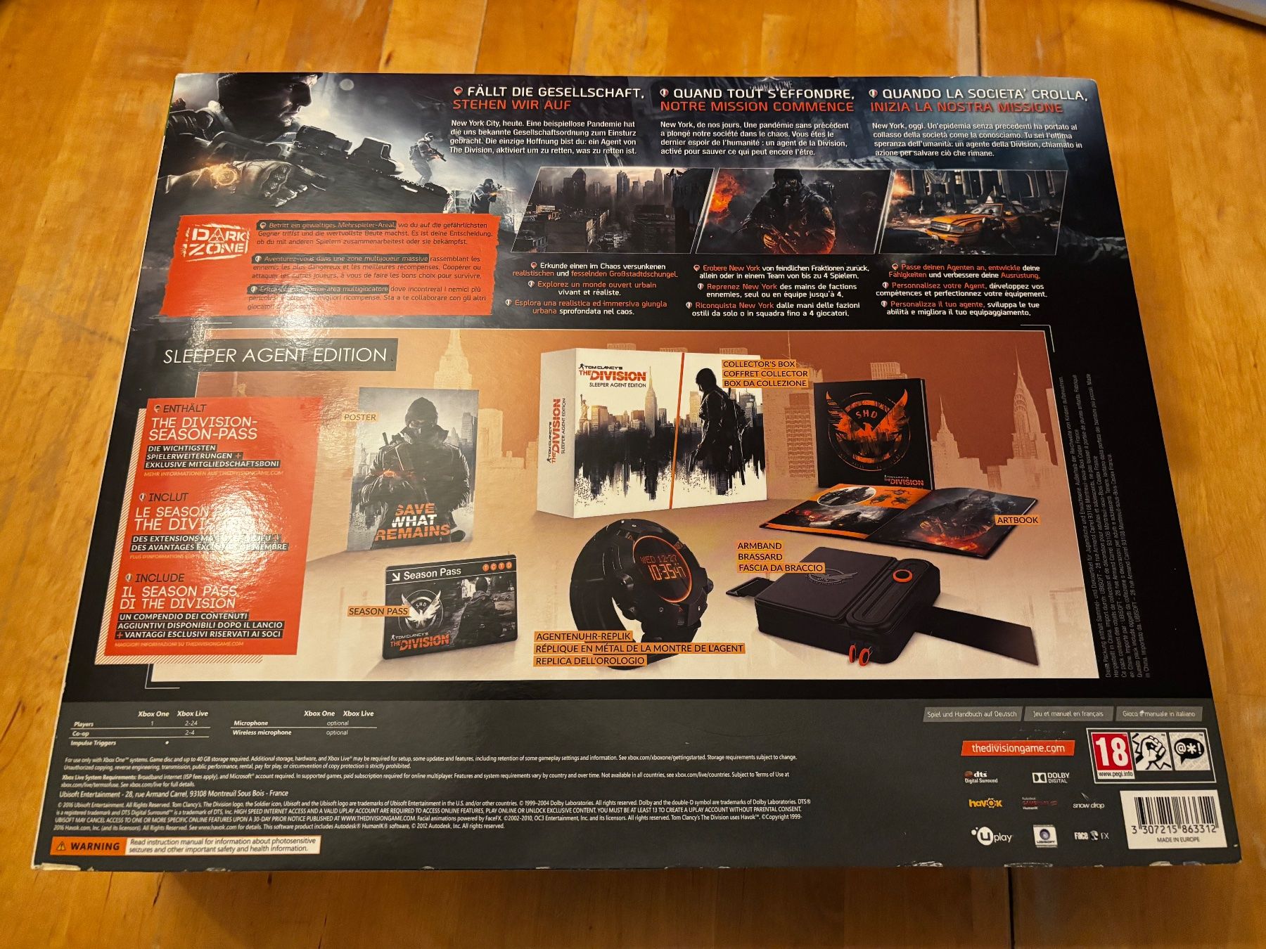 Spiele: The Division Sleeper Agent Edition – Gebraucht aus Frenkendorf von gelbeZinnie 3
