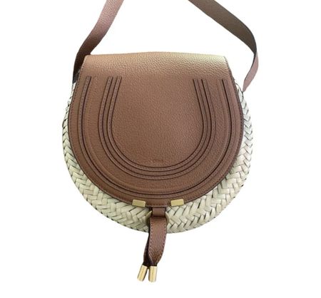 Chloe Marcie Tasche Leder gewoben sehr guter Zustand