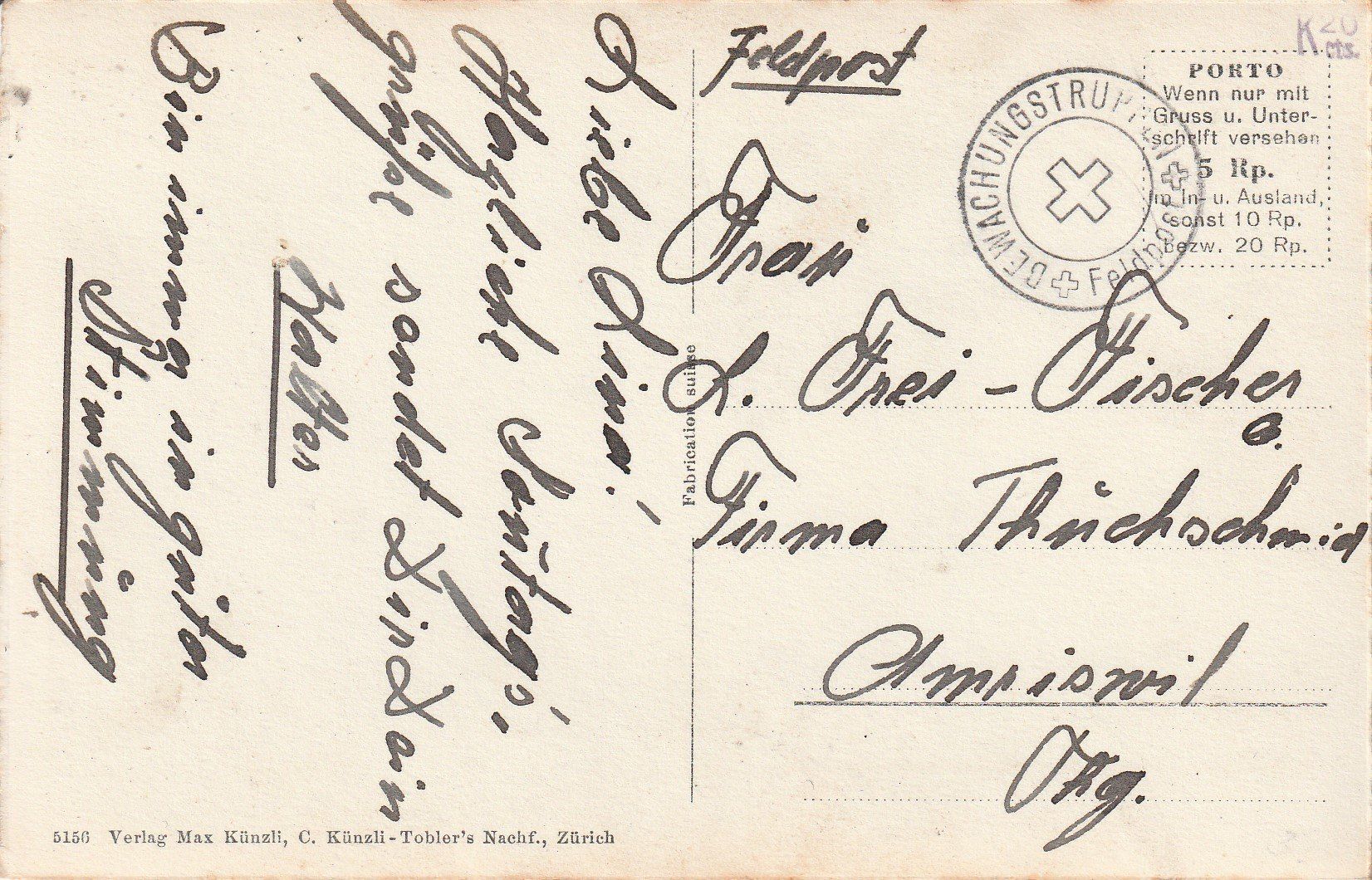 Cartes postales: Walterli --Militärstempel – D'occasion à uttwil par Koehlerfred 1