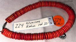 Halskette Kokus rot  42 cm.L rot (ZZ4)
