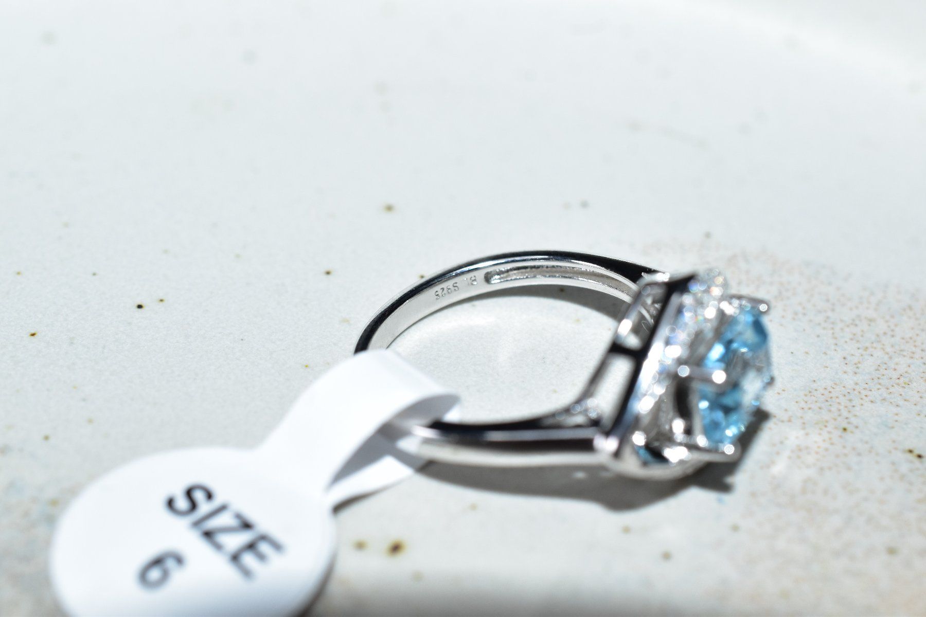 Anelli: Damen Ring mit Topas aus Silber, Gr.6 – Nuovo e nell'imballaggio originale da Laufen venduto da flowerfan 6