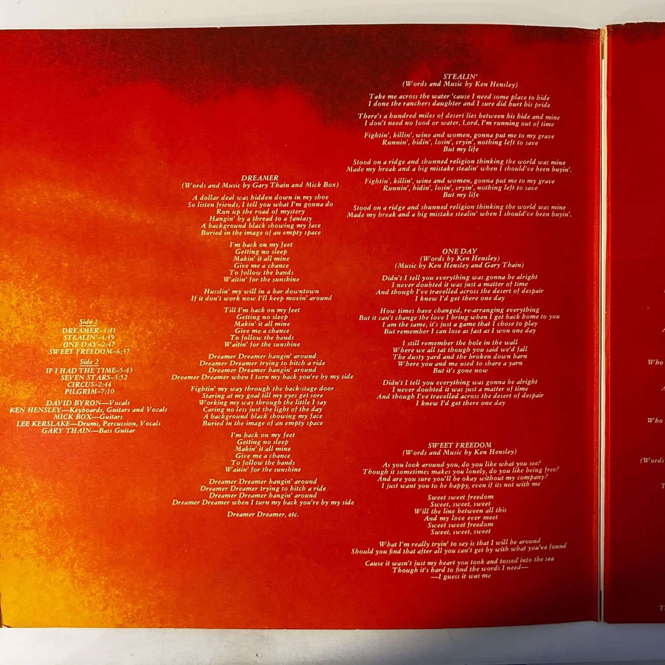 Vinyles: Uriah Heep - Sweet Freedom, Vinyl LP – D'occasion à Aesch BL par BernisFlomi 2