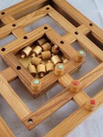 Tolles Vintage Mühle Spiel "Nünimol" Holz 80er Jahre 