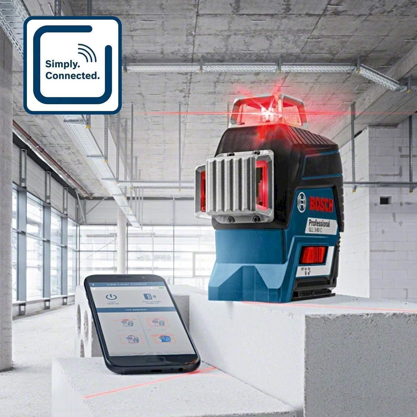 Bosch Misurare: Bosch Linienlaser GLL 3-80 C Pro – Nuovo e nell'imballaggio originale da Bottighofen venduto da zaap 3