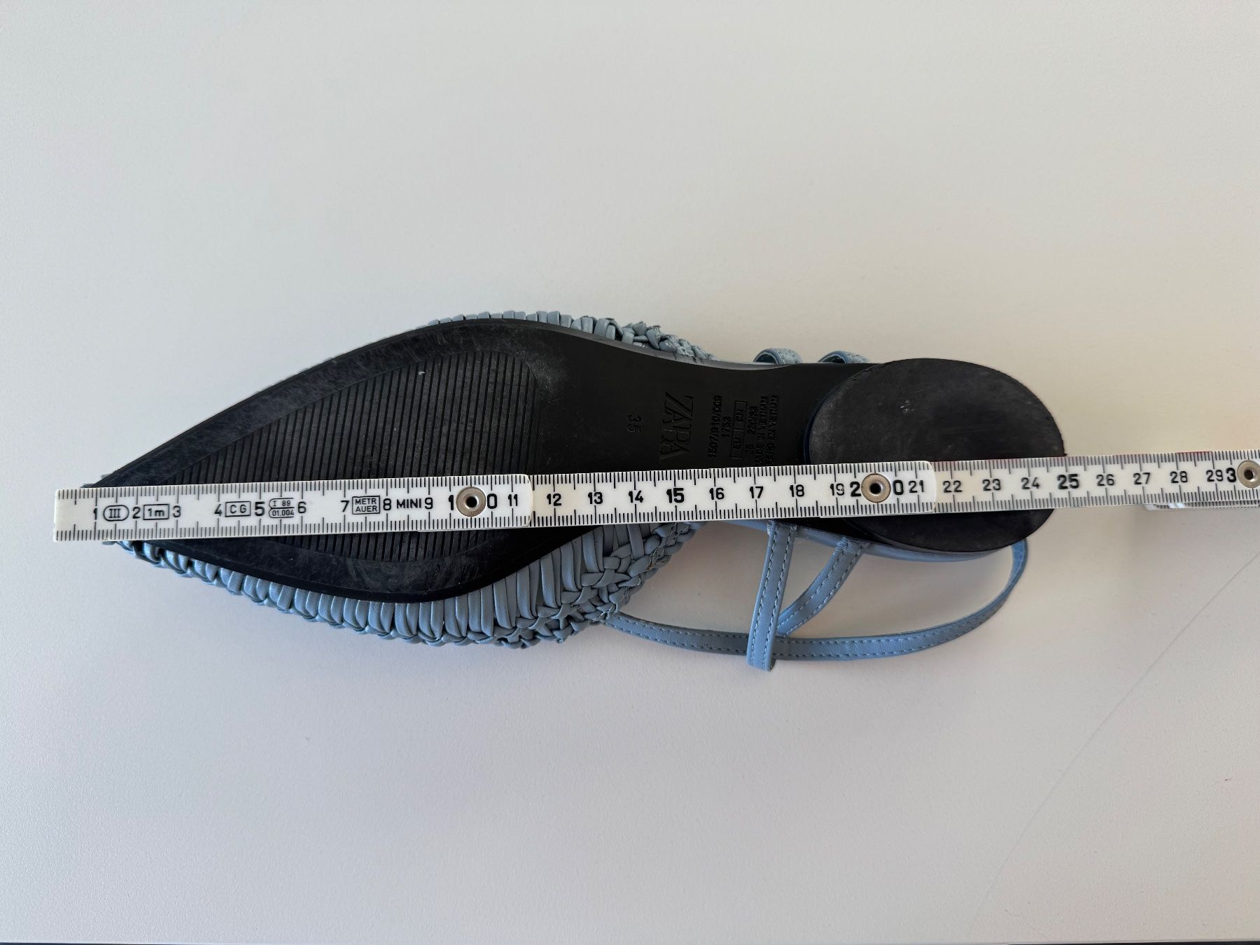 Zara Damenschuhe: Slingback Zara bleu clair taille 35 – Gebraucht aus Founex von syy97 3
