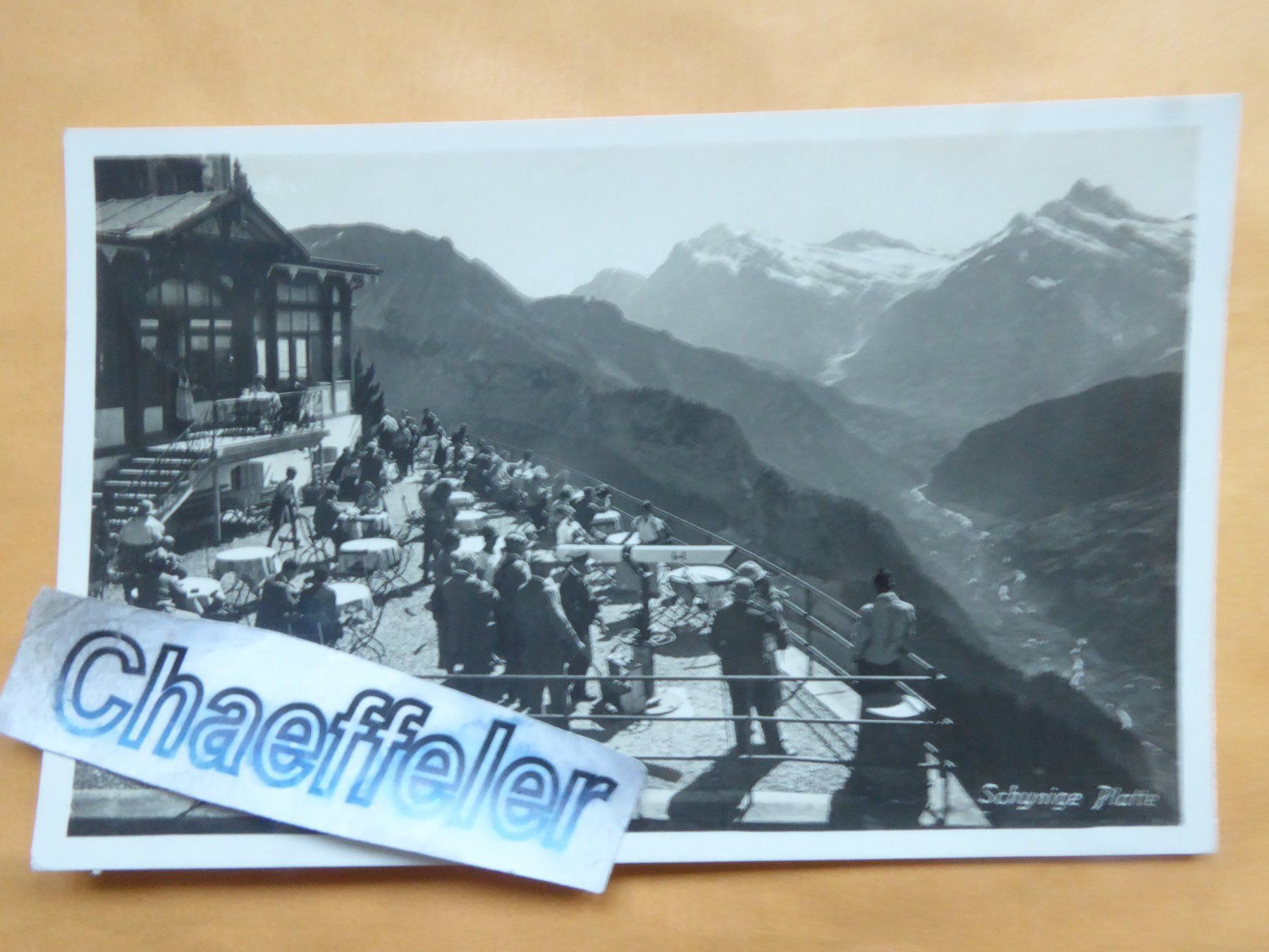 Cartoline postali: Schynige Platte – Usato da Zürich venduto da Chaeffeler