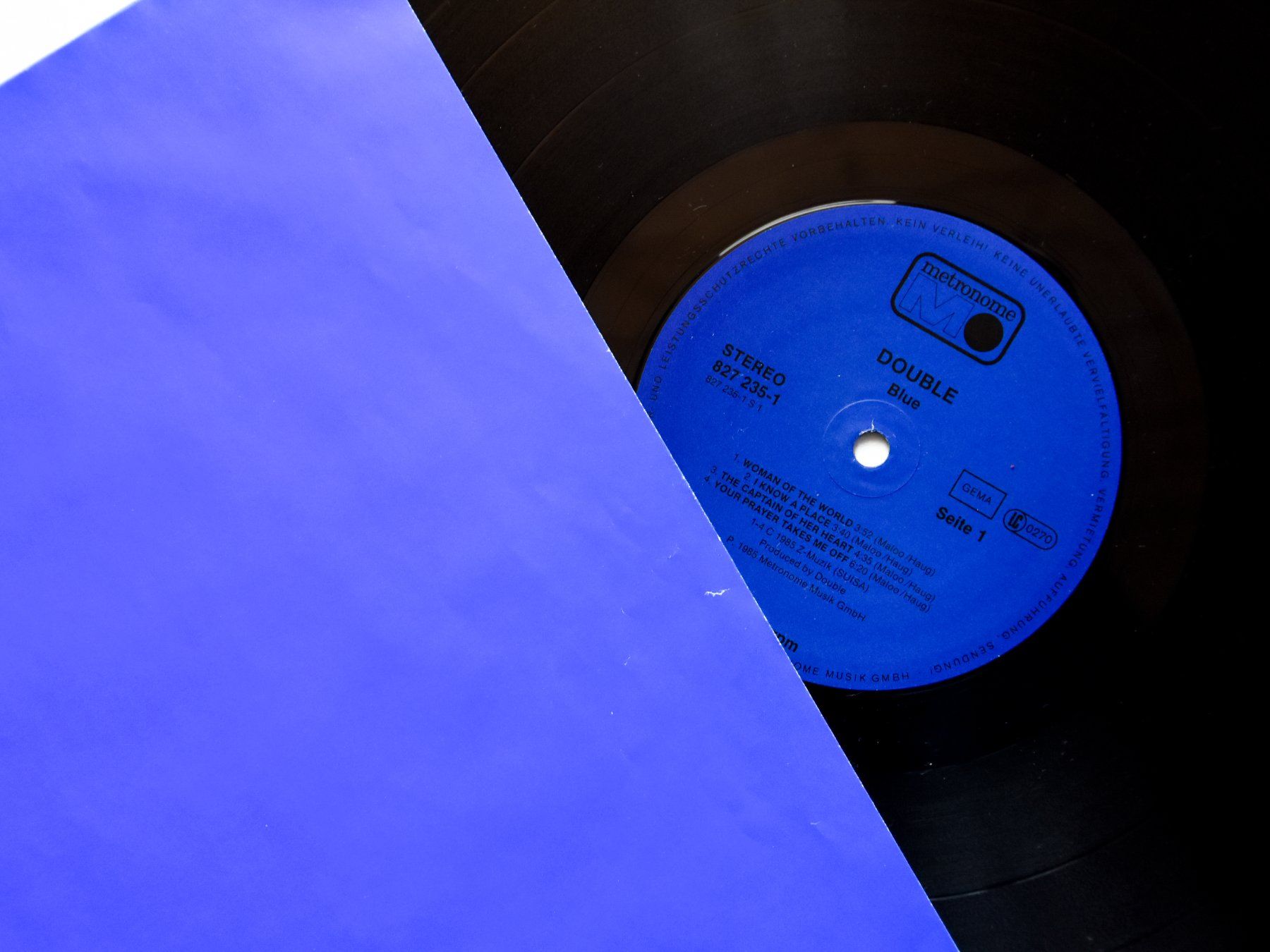 Dischi in vinile: Double - Blue – Usato da Belmont-sur-Yverdon venduto da ag97 2