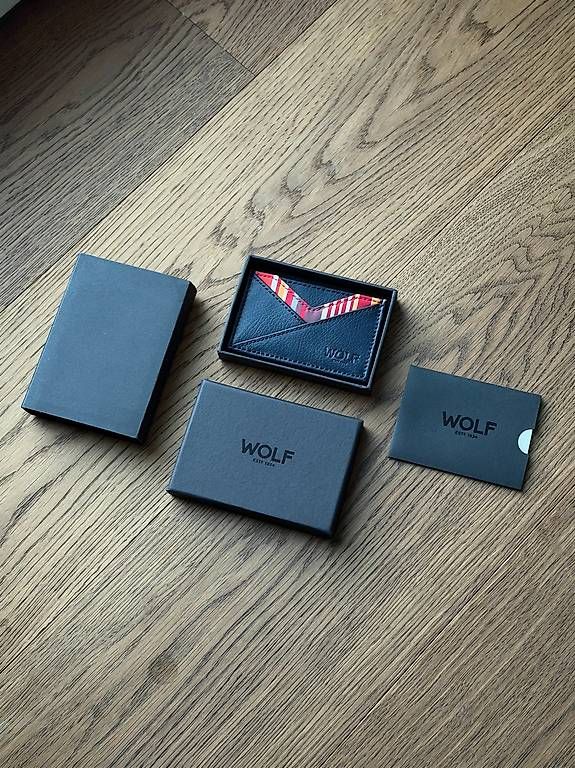 Portafogli: Wolf 1834 Card Holder in Navy – Usato da Maur venduto da CG8632 1