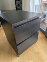 IKEA MALM Bedside Table Black