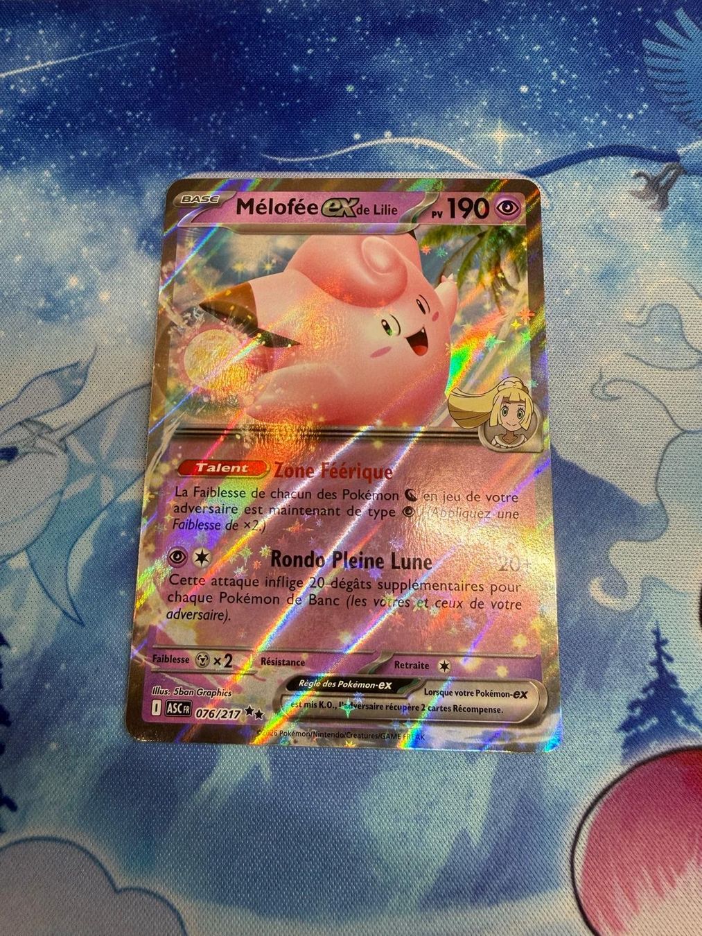 Pokémon Carte collezionabili: Mélofée EX - ASC 076 FR – Nuovo (secondo la descrizione) da Courgenay venduto da ScamBoxOff