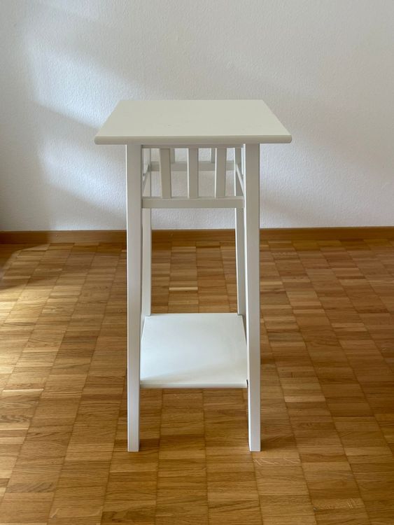IKEA LANTLIV Blumenständer/Beistelltisch weiss 78cm Kaufen auf Ricardo