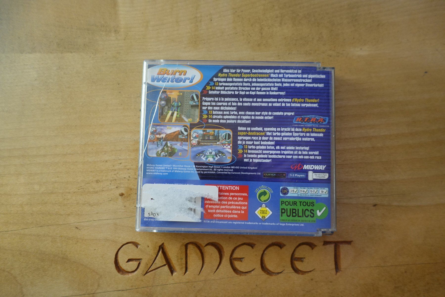 Sega Giochi: Hydro Thunder – Usato da Steinach venduto da Gamecet 3