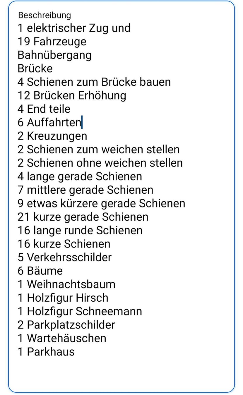 Giocattoli: grosses Holzeisenbahn  Set – Usato da Wangen ZH venduto da oky-doky 2
