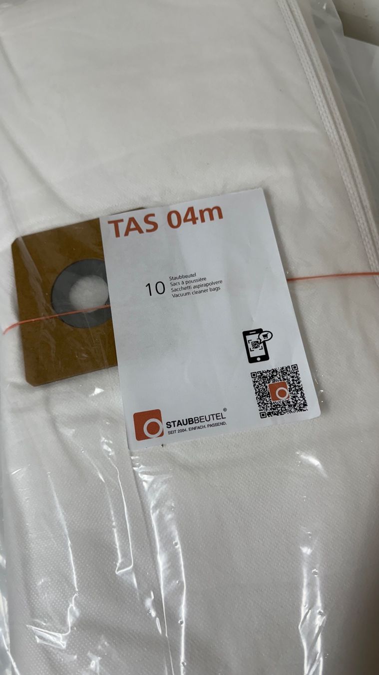 Sonstiges für Haushalt & Wohnen: Staubsaugerbeutel TAS 04m – Neu und originalverpackt aus Jonen von BMWE369 2