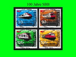 Vollstempel "100 Jahre Schweiz. Bundesbahnen" (2002)