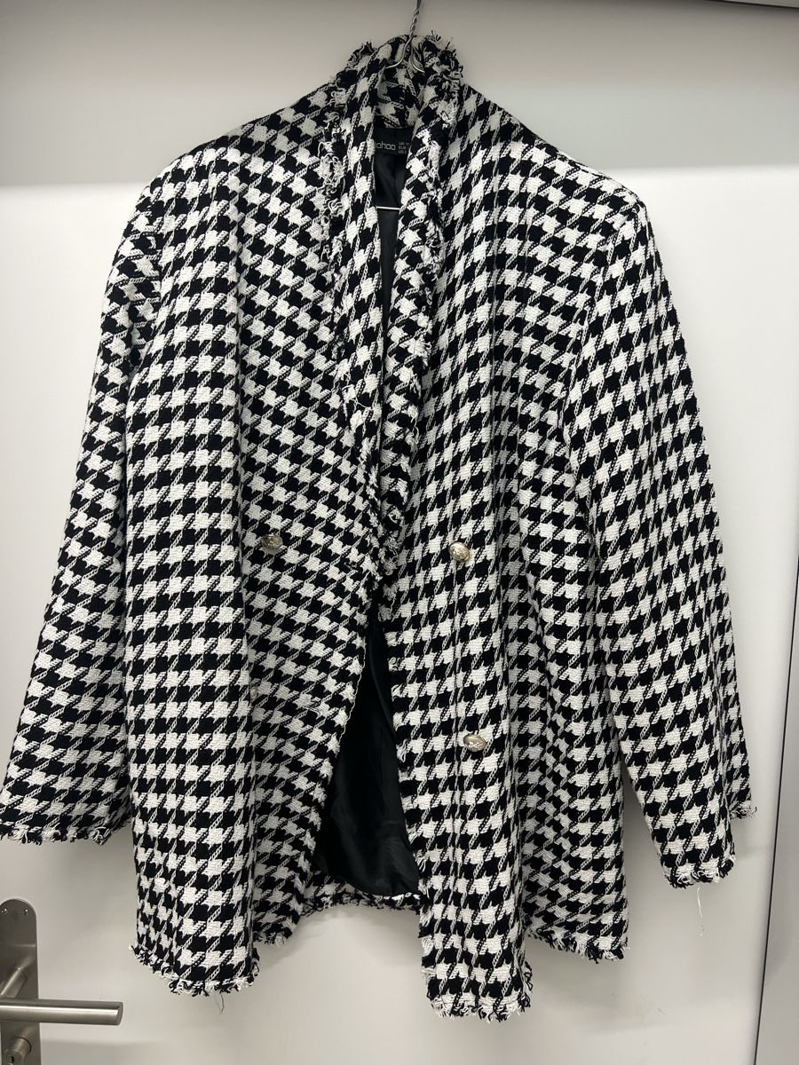 Boohoo Giacche: Boohoo Blazer Hahnentrittmuster, Gr. 38 – Usato da Urdorf venduto da ines.tr96