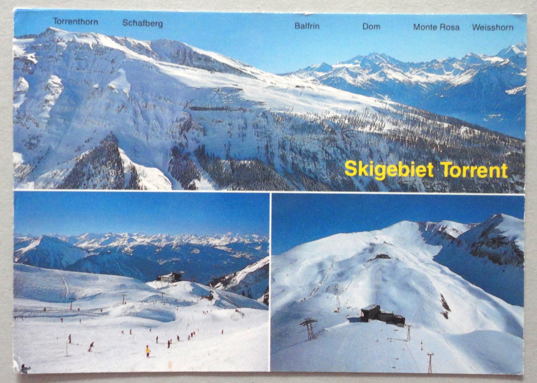 Cartoline postali: Sligebiet Torrent, Albinen-Leukerbad – Usato da Fétigny venduto da Billy2miny