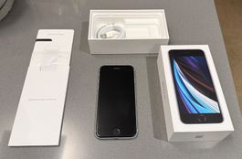 iPhone SE - 64GB - weiss - Batterie braucht Service (75%)