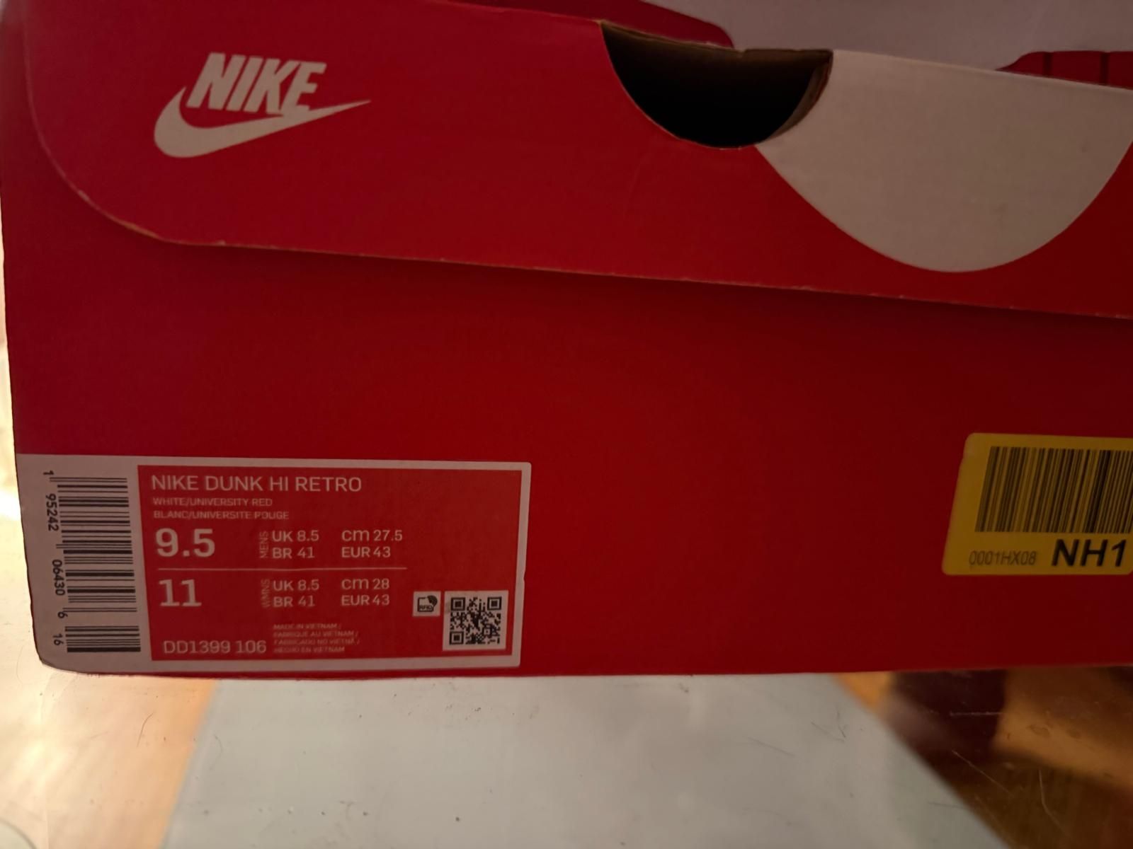 Nike Scarpe da uomo: Dunk high university red – Nuovo (secondo la descrizione) da Ostermundigen venduto da val_sh6r 2
