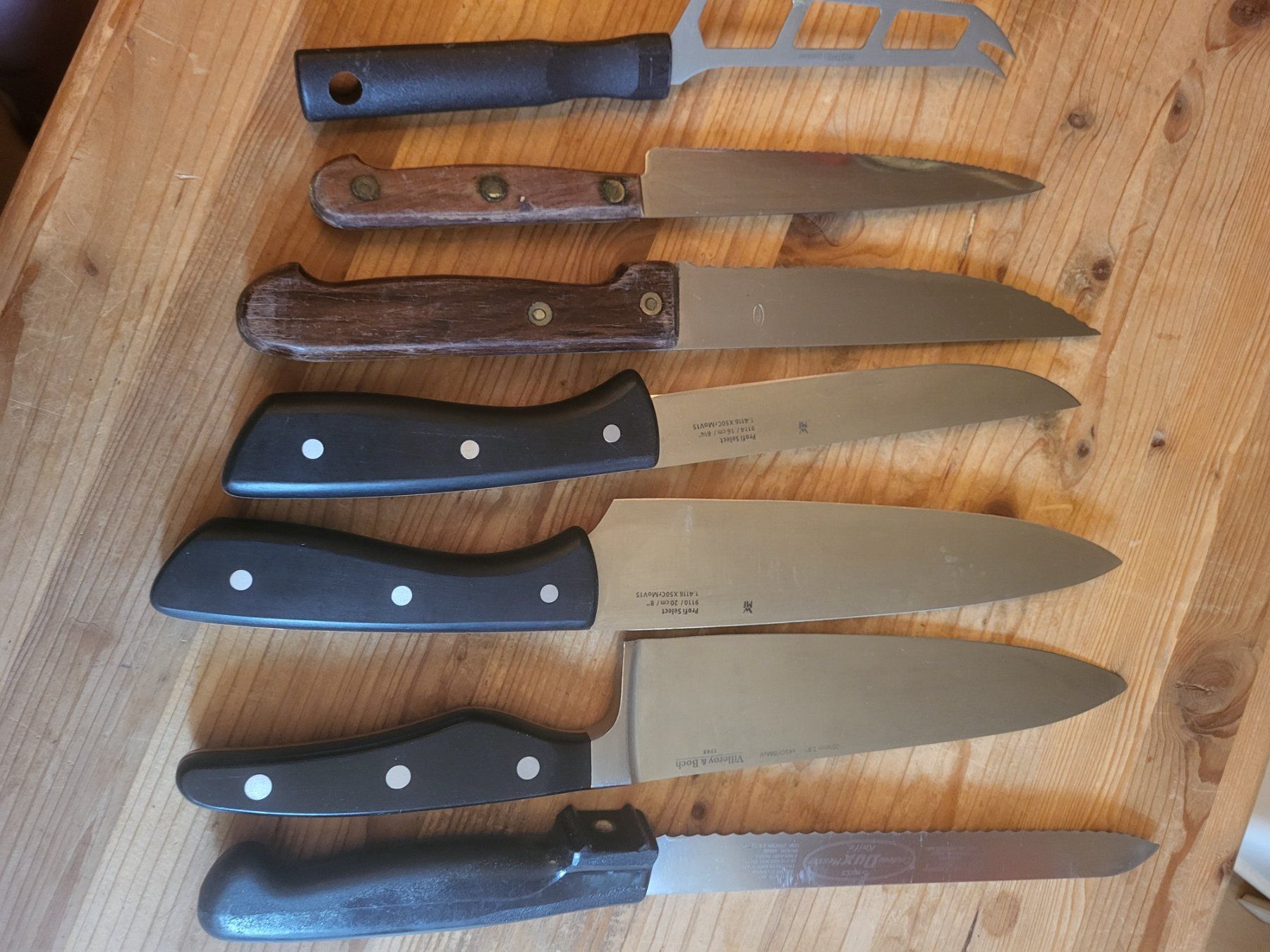 Coltelli da cucina: Interessantes Messerset – Usato da Guggisberg venduto da Aegertenlehn