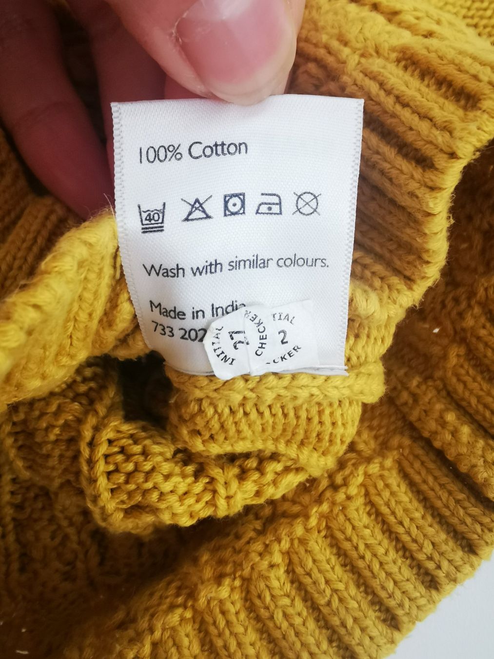 Giacche & Cappotti: Kinder Strickjacke John Lewis senffarbe Grösse 92 – Usato da Niedergösgen venduto da lil_s6k8 4